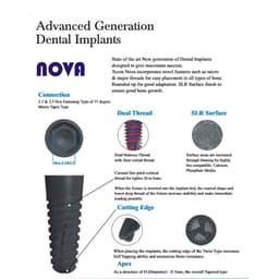 Xcem XN Submerged Dental Implant 4.5mm - 3
