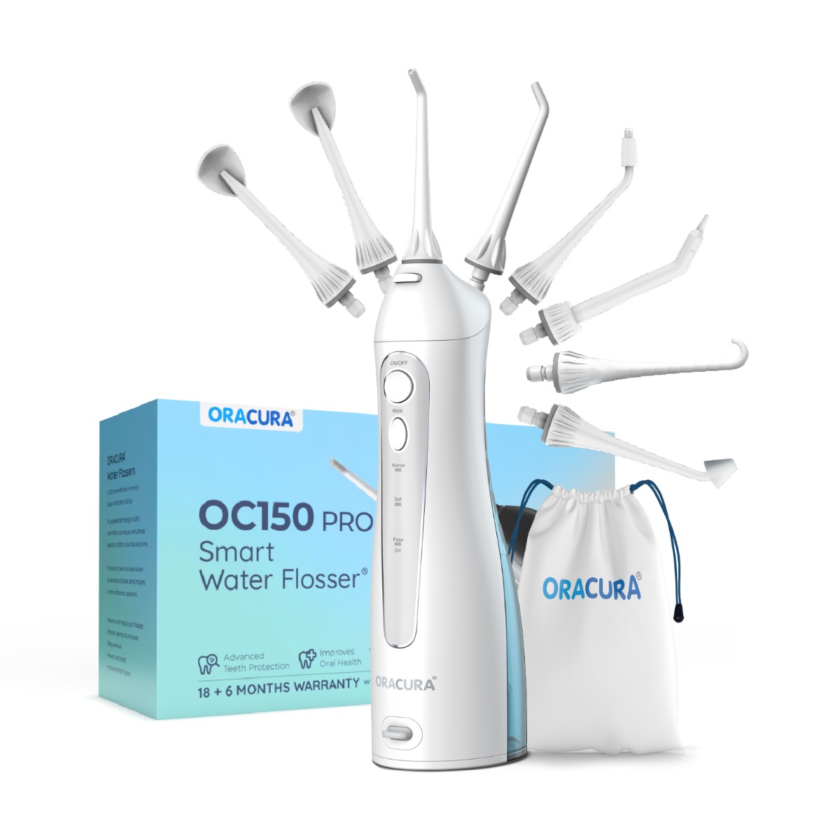 Oracura OC150 Dental PRO Smart Water Flosser