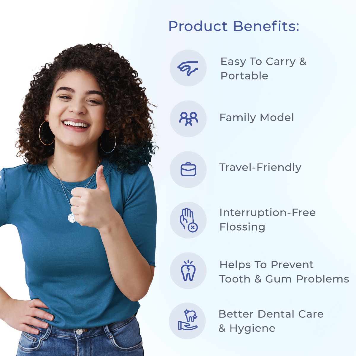 Oracura OC450 Lite Countertop Smart Water Flosser