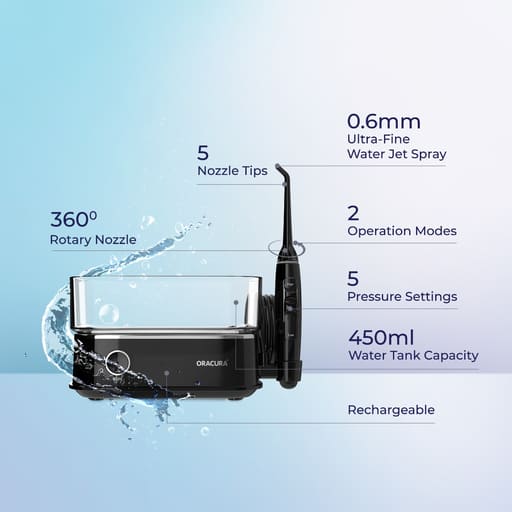 Oracura OC450 Lite Countertop Smart Water Flosser