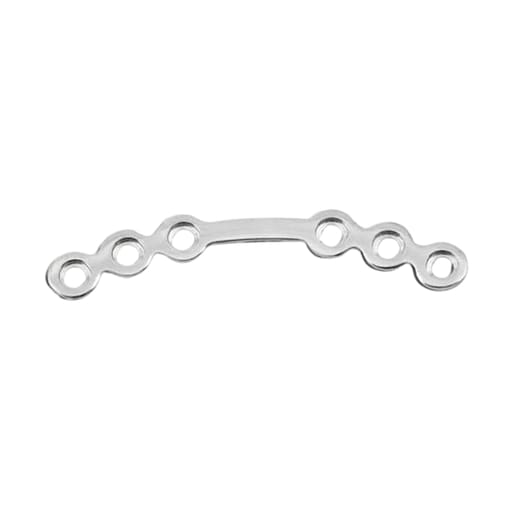 SK Surgicals SS Mini Bone Plates Orbital With Gap - 1.5mm (Pack of 2)