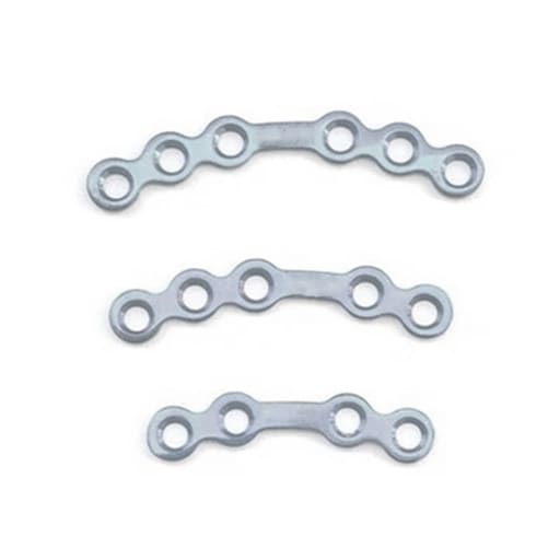 SK Surgicals SS Mini Bone Plates Orbital With Gap - 1.5mm (Pack of 2)