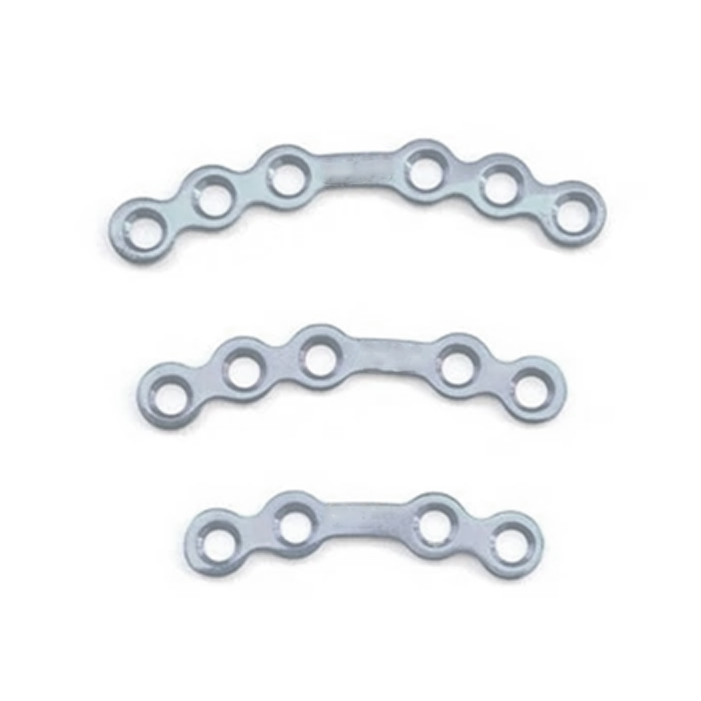 SK Surgicals SS Mini Bone Plates Orbital With Gap - 2mm