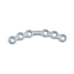 SK Surgicals SS Mini Bone Plates Orbital With Gap - 1.5mm (6 Holes) 105.610S (Pack of 2 )