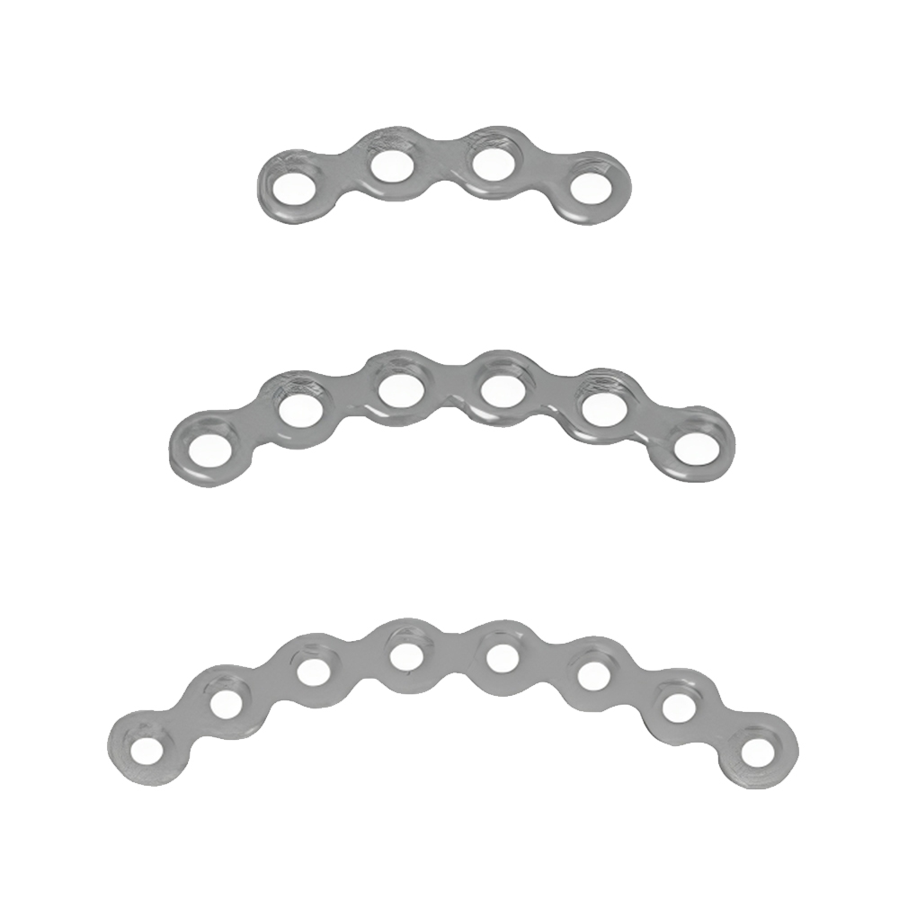 SK Surgicals SS Mini Bone Plates Orbital Continuous - 2mm