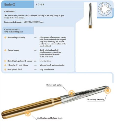 Dentsply Endo-Z Tungsten carbide Bur (1 pc)