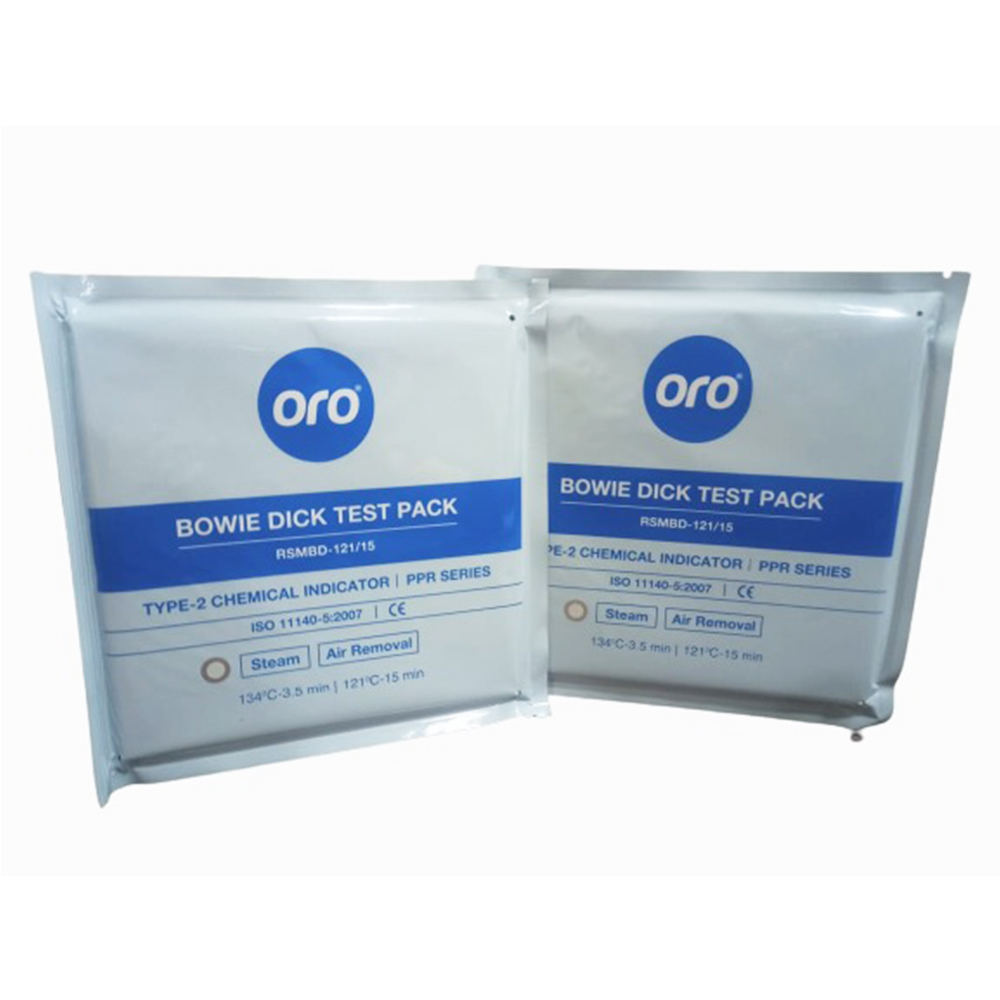 Oro Bowie Dick Test Packs and Sheets