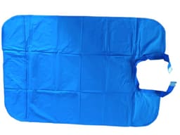 Oro Dental Vinyl Pateint Apron - Sky Blue - 3
