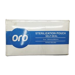 Oro Self Sealing Sterilization Pouches - 7.25" X 13" (190mm x 360mm) - For Multiple Instruments & Kits