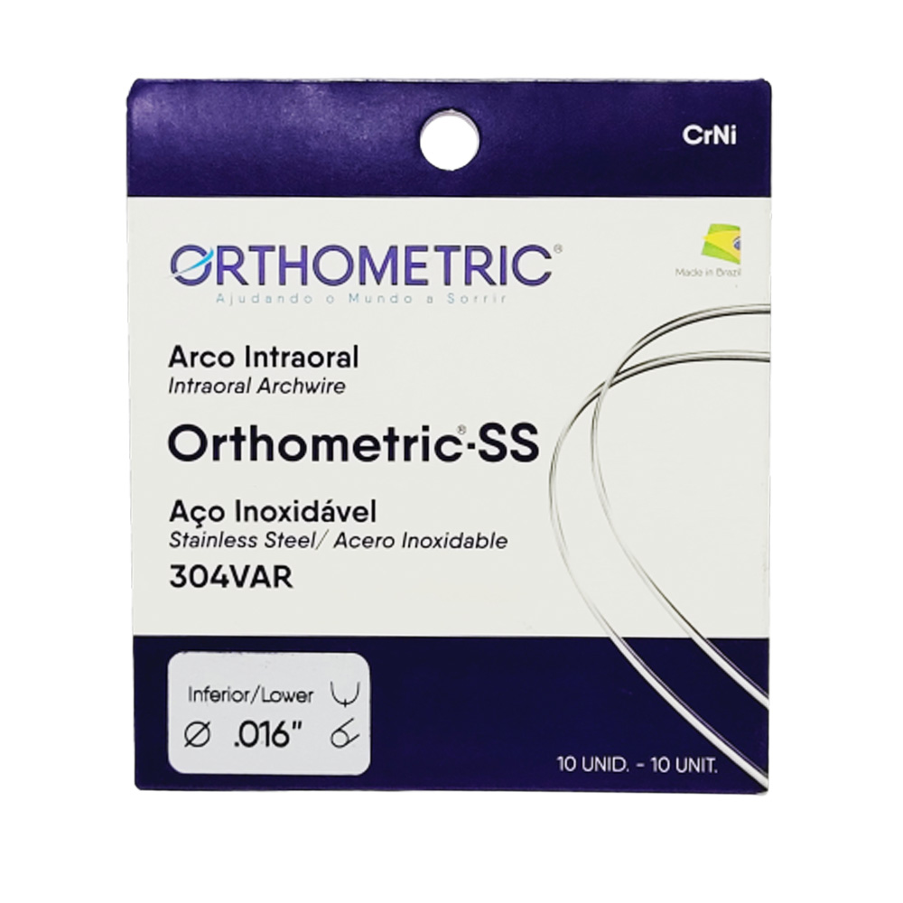 OrthoMetric Stainless Steel Archwires - Round (10/Pk)