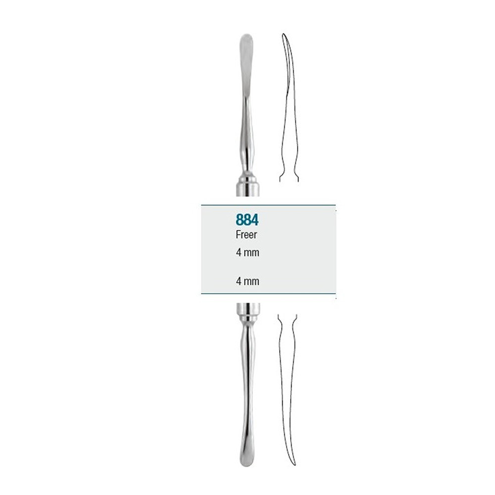 GDC Periosteal Elevator Freer (4mm/4mm) - 6 (P884)