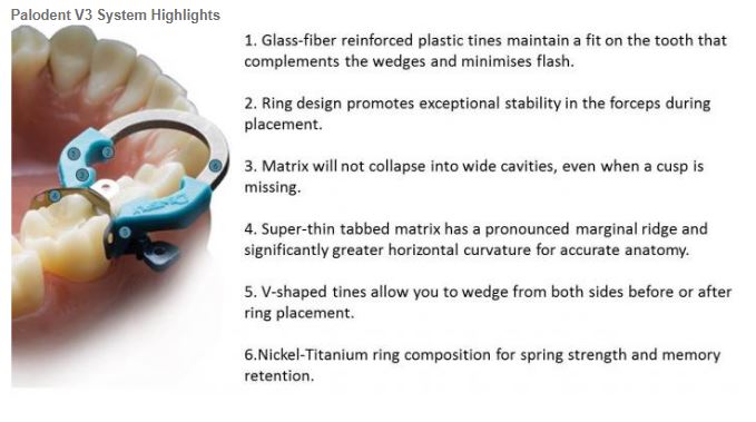 Dentsply Palodent V3 Intro Kit Sectional Matrix System