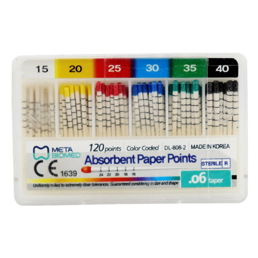 Meta Absorbent Paper Point - 6% #15-40