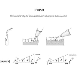 Woodpecker Scaler Tip PD1 for DTE & Satelec Scalers - 7