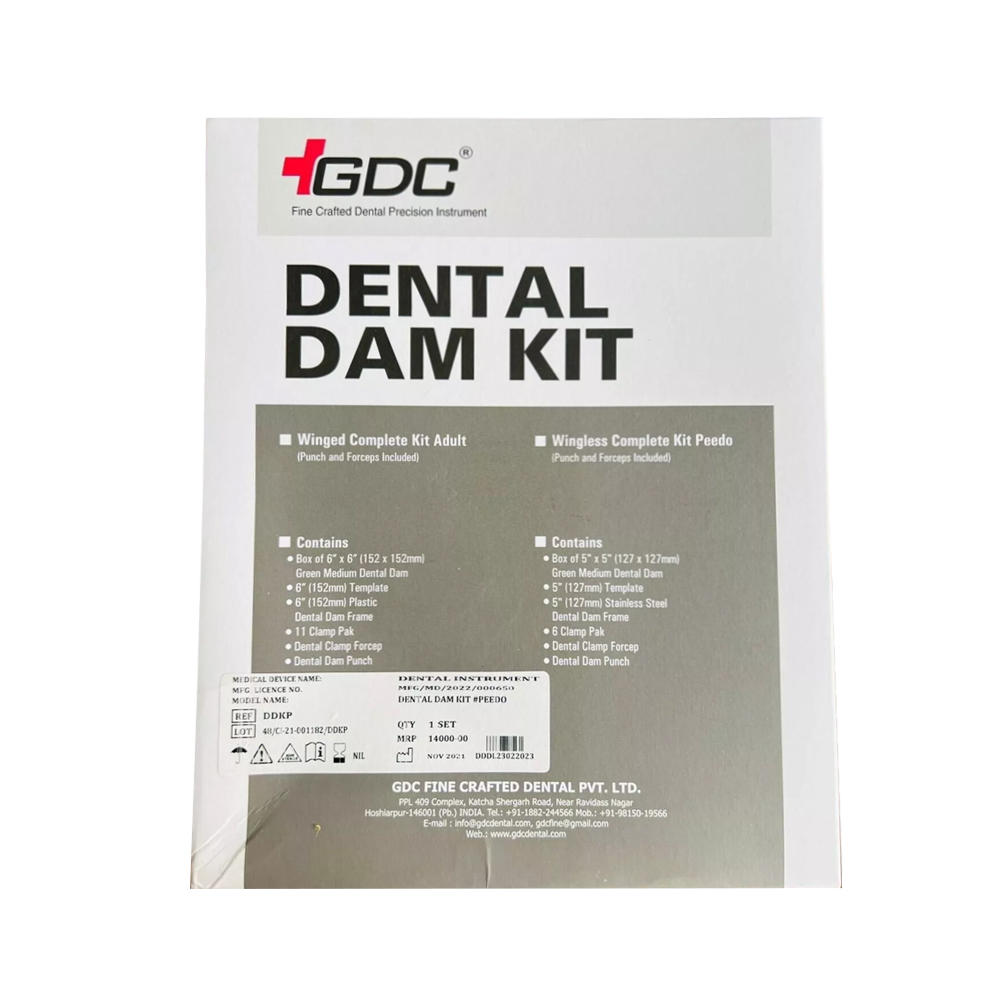GDC Dental Rubber Dam Kit - Pedo (Ddkp)