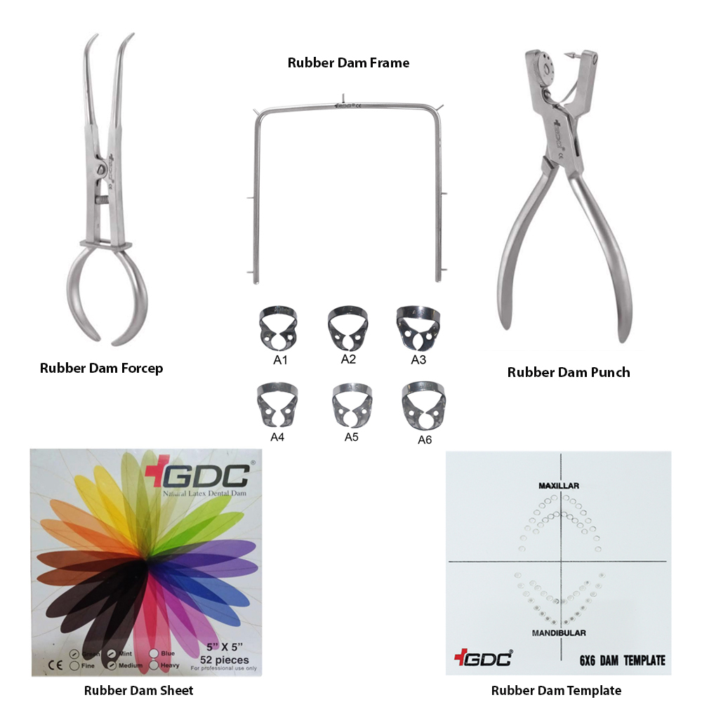 GDC Dental Rubber Dam Kit - Pedo (Ddkp)