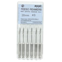 Mani Peeso Reamers 28mm #3 (Pack of 6)