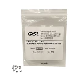 OSL Perforated Lingual Buttons (Pack Of 10)
