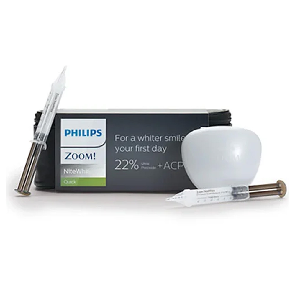 Philips Zoom Nitewhite Take-Home Whitening Kit - 9 Syringe Pack (3 Patients) +1 Retainer Box + 1 U/L Tray Sheets