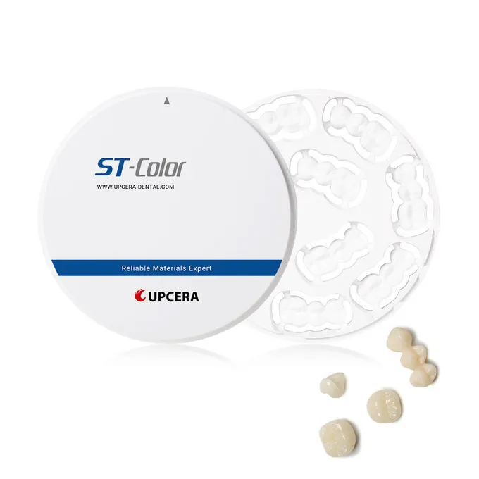Upcera Dental Zirconia Blanks ST Pre-Shaded/ ST Color (A2 Shade)