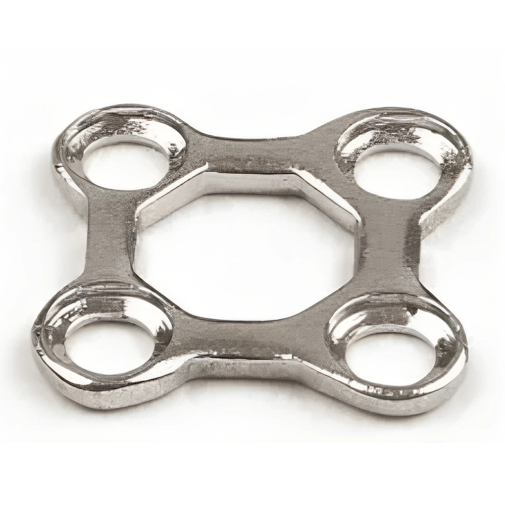 SK Surgicals SS Mini Bone 3D Plates - 2mm (4 Holes) 300.400S
