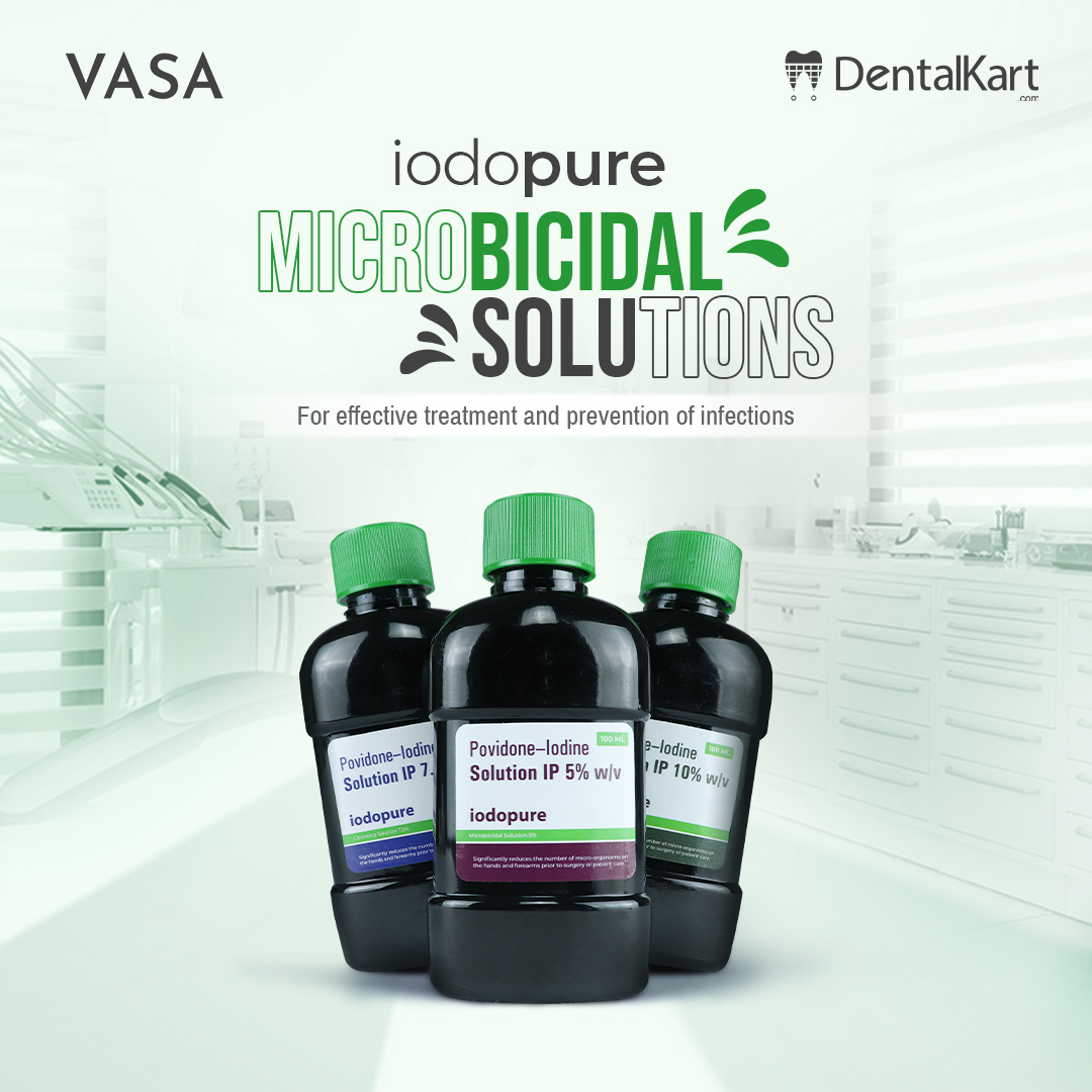 Vasa Iodopure Microbicidal Solutions (Pack of 10)