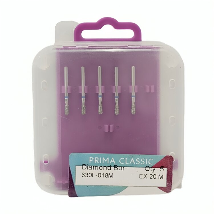 Prima Dental Pear Bur Diamond FG (Pack Of 5 Burs) 