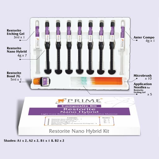 Prime Dental Restorite Nano Hybrid Kit