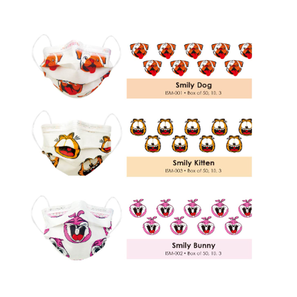 Waldent 3 Ply Printed Mask (Pack of 50)