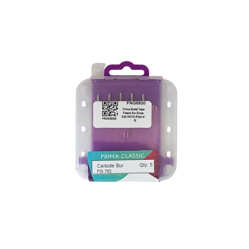 Prima Dental Taper Fissure Airotor Bur (Cross Cut)-702-FG (Pack of 5)