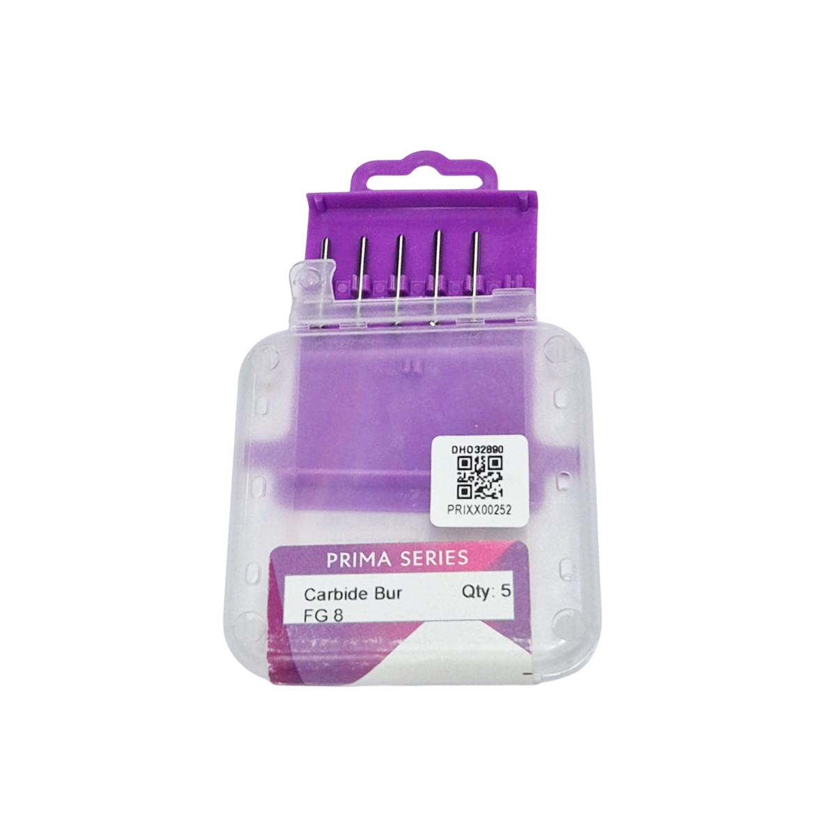 Prima Dental Round Airotor Bur Carbide-#8-FG (Set Of 5)