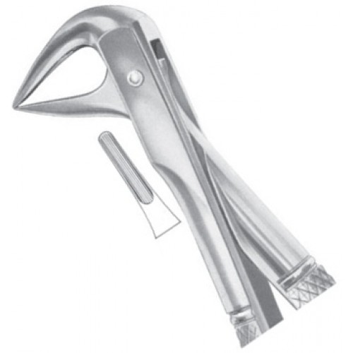 Waldent Tooth Extraction Forceps Lower Anteriors & Roots No.74N (1/112)