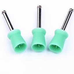 Cotisen Prophy Polishing Cups - Latch Type (Green Color) (Pack of 100)