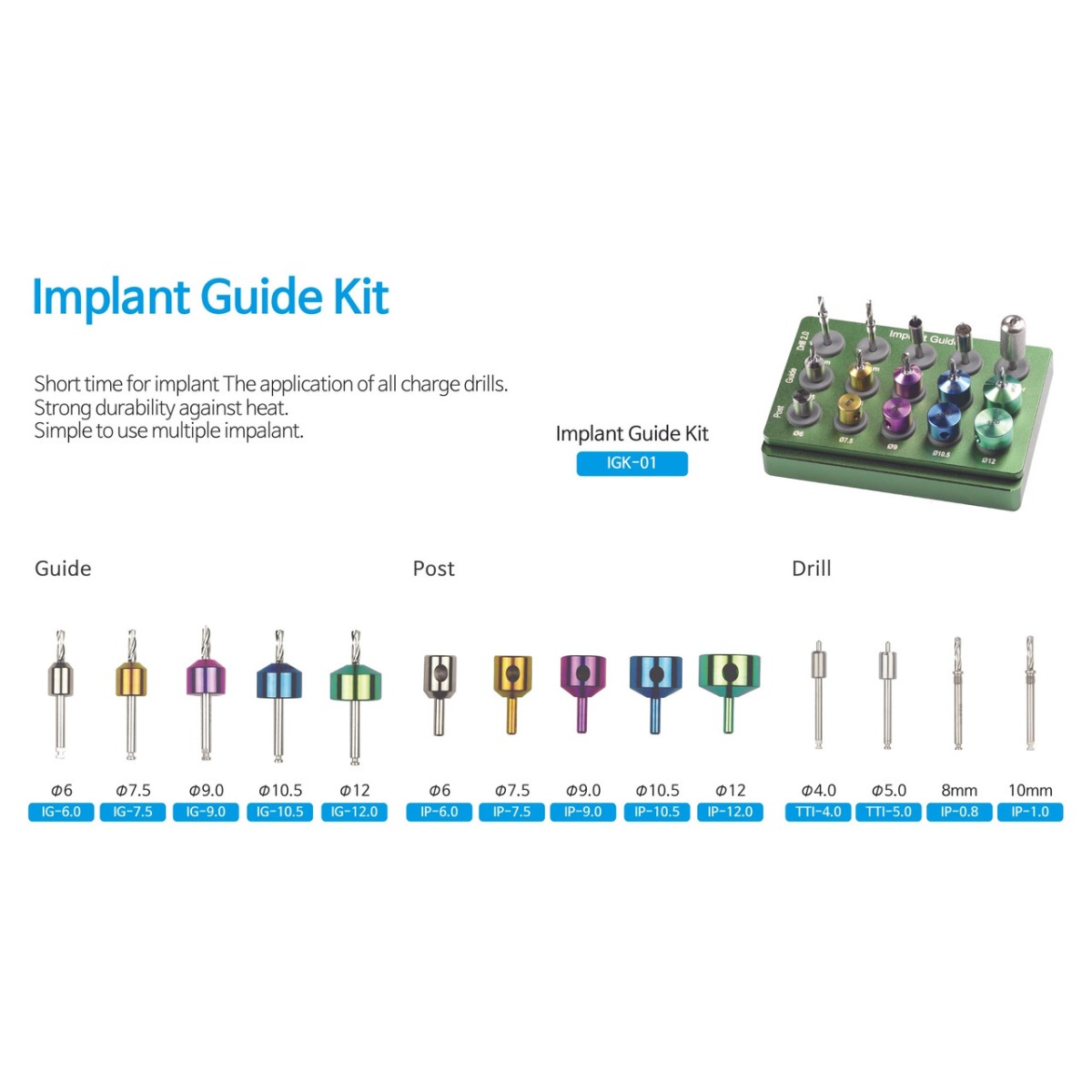MCTBIO Implant Guide Kit (IGK-01)