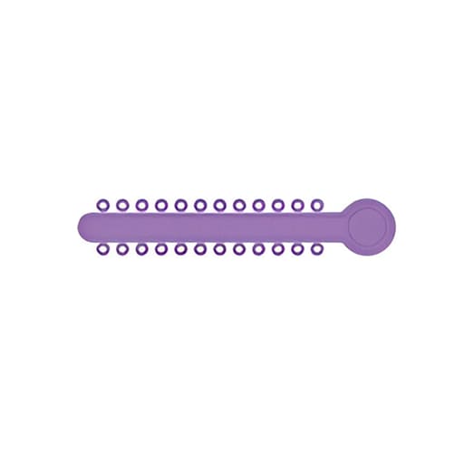 Phyx Elastic Ligature Ties - Purple