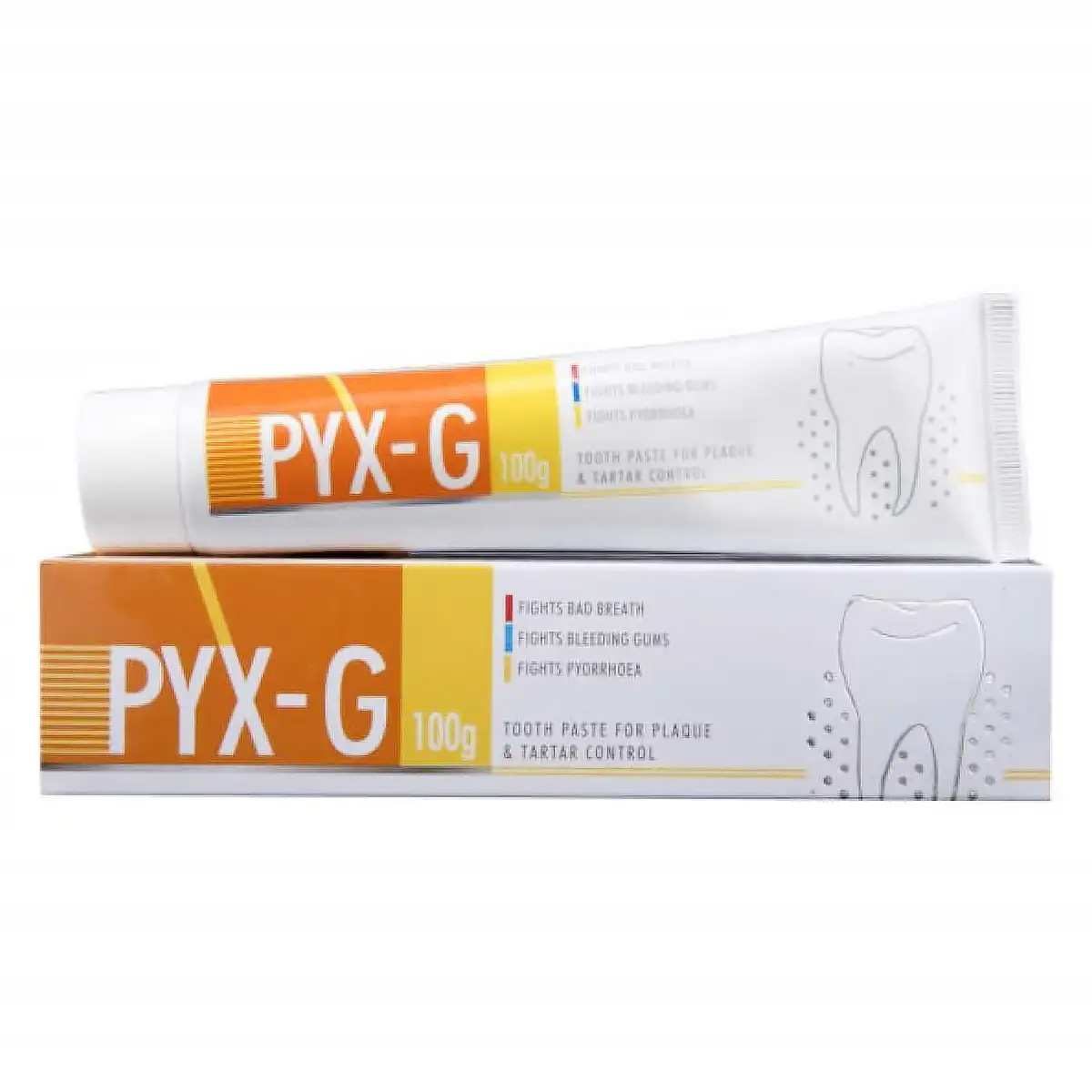 Sandika Pharma Pyx - G Toothpaste For Plaque & Tartar Control (Pack of 12)