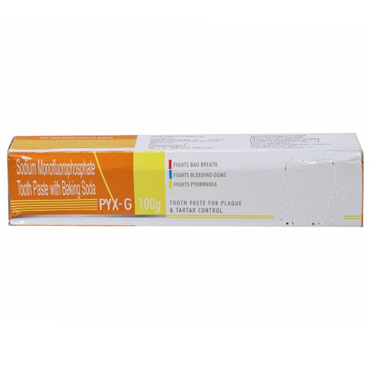 Sandika Pharma Pyx - G Toothpaste For Plaque & Tartar Control (Pack of 12)