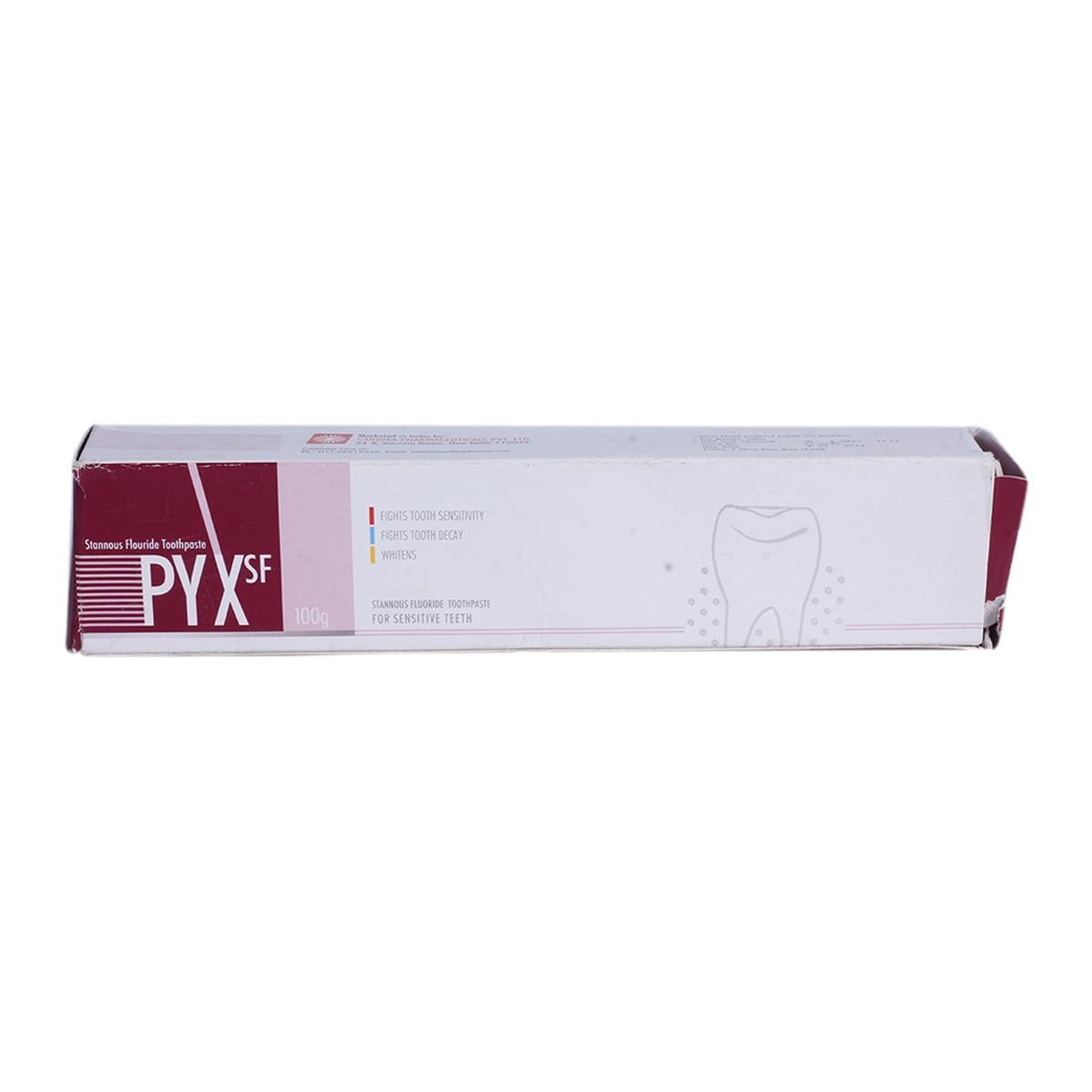 Sandika Pharma Pyx SF Stannous Fluoride Toothpastes (Pack of 12)