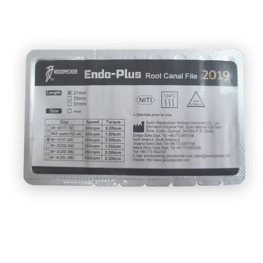 Woodpecker Endo Plus Gold Rotary File 21mm (W1 17/ 0.04)
