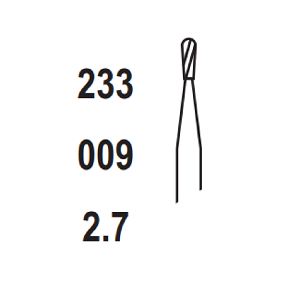 Pivo Amalgam Preparation Carbide Contra-angle Burs - RA (Pack Of 5)