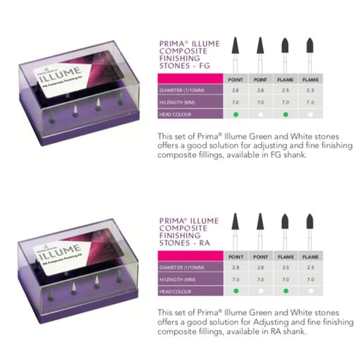 Prima Dental Illume Composite Finishing Stones Kit