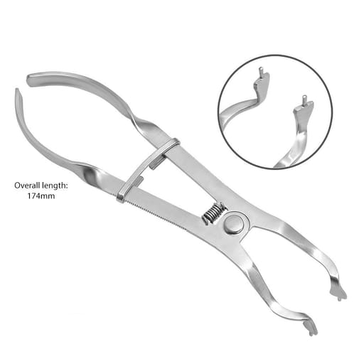 GDC Rubber Dam Forcep - Ivory (17cm) (Rdf)