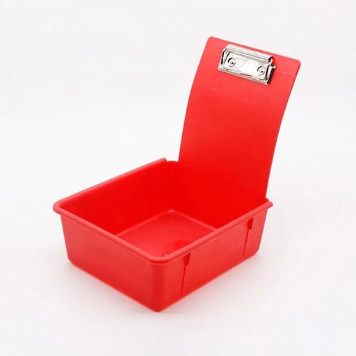 Jinguang Storage Box With Clip - Red