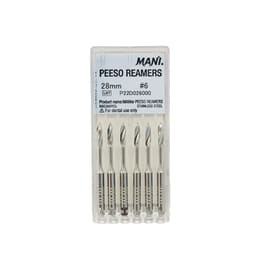 Mani Peeso Reamers 28mm #6 (Pack of 6)