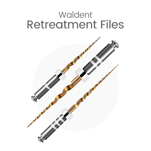 Waldent Retreatment Rotary Files