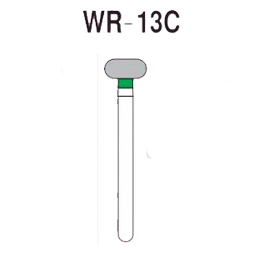 NewDiamond Wheel Round Diamond Bur WR-13C (Pack of 3)