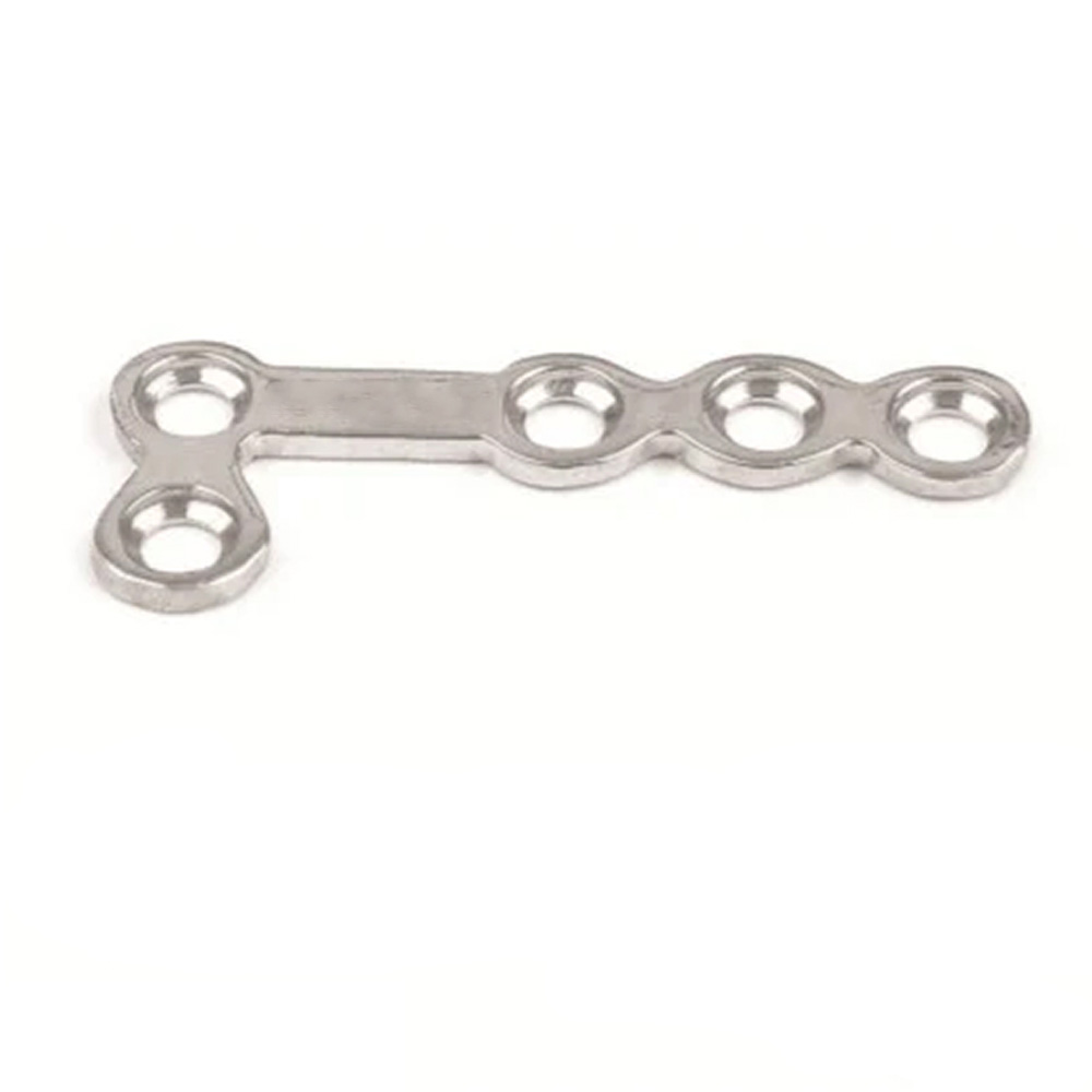 SK Surgicals SS Mini Bone Plates L Shape 90° With Gap - 1.5mm