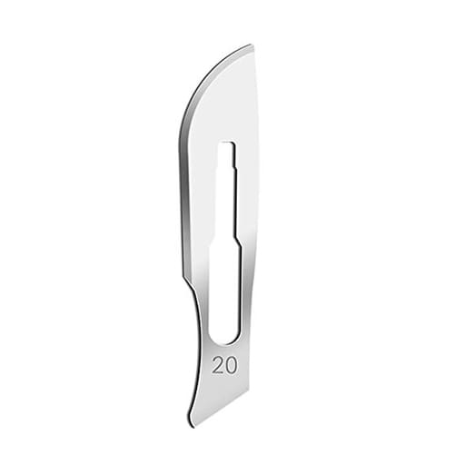 RMC Sterile BP Surgical Blade Size #20 (Pack of 100)