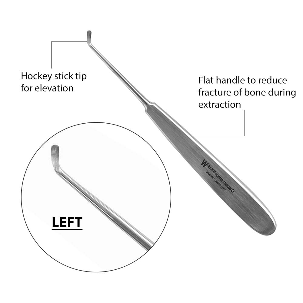 Waldent Root Elevators Warwick James Set of 3 (K2/3)