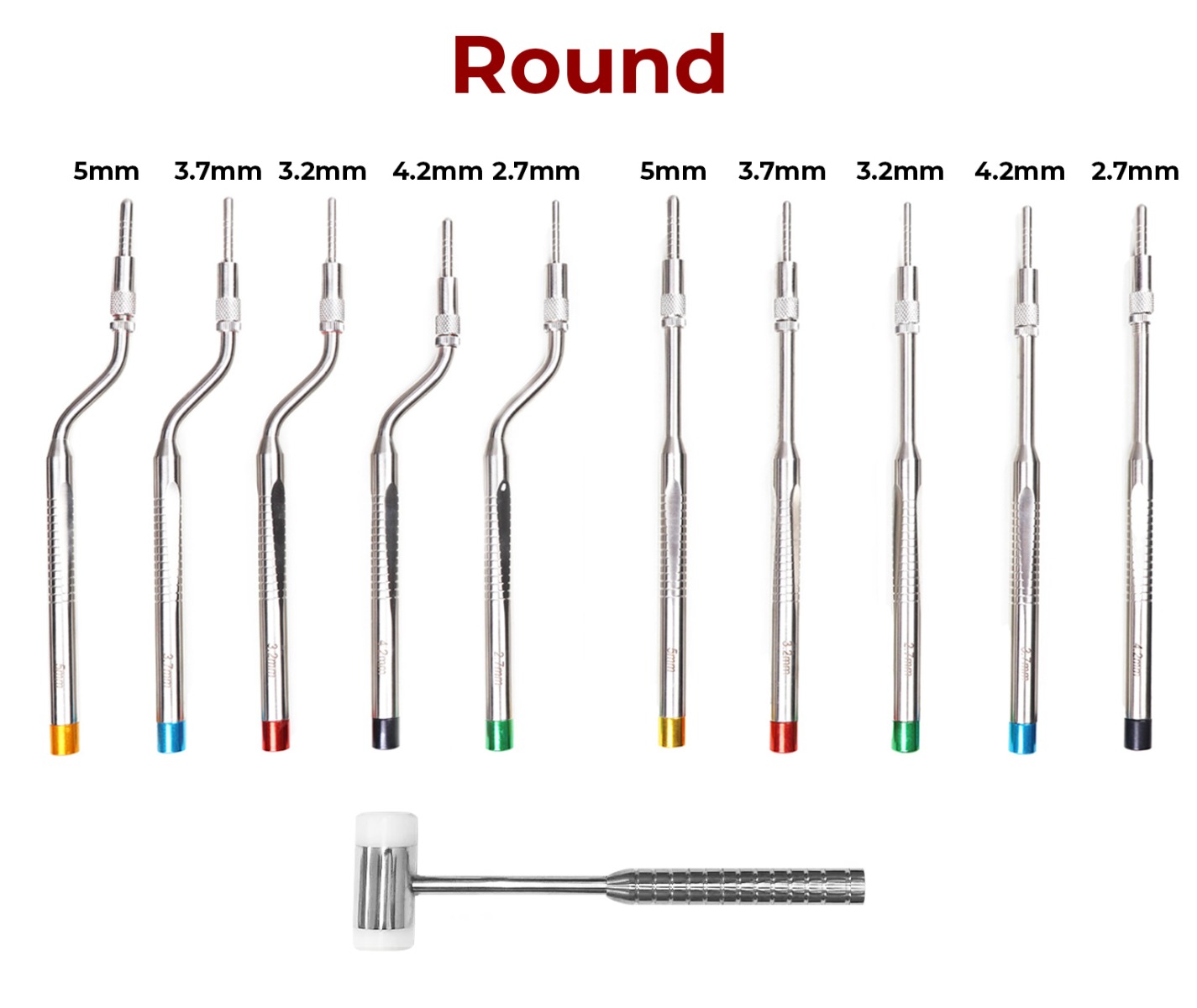 Waldent Osteotomes (Set of 11)